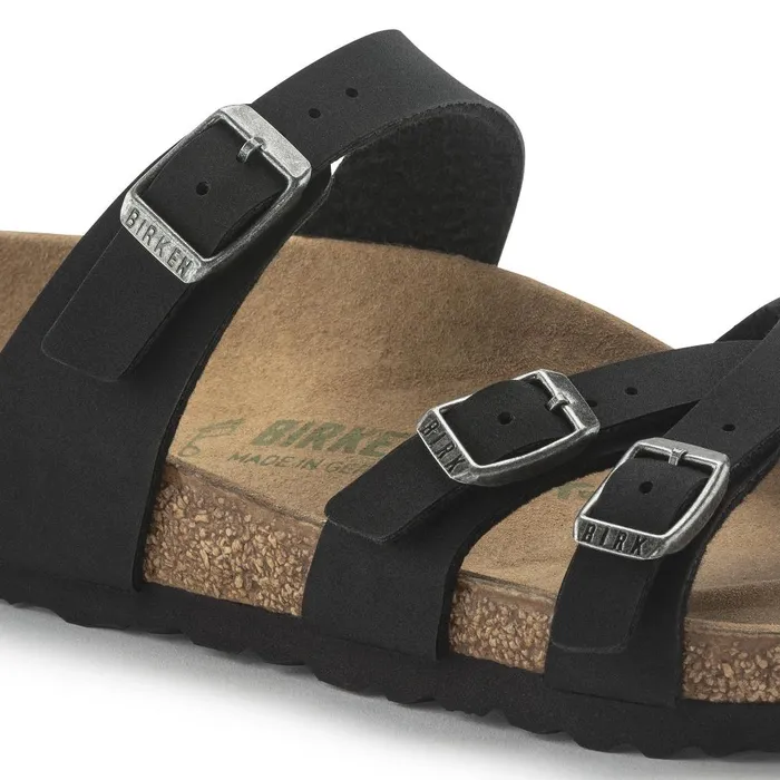 Women Birkenstock MultiStrap Franca Vegan Black