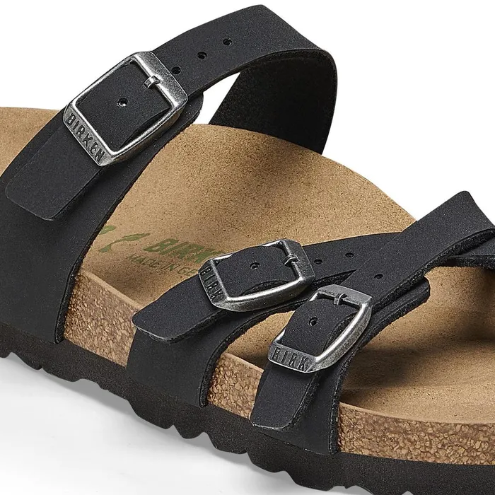 Women Birkenstock MultiStrap Franca Vegan Black