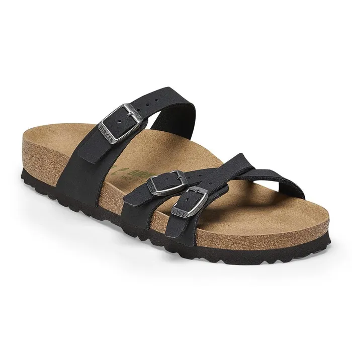 Women Birkenstock MultiStrap Franca Vegan Black