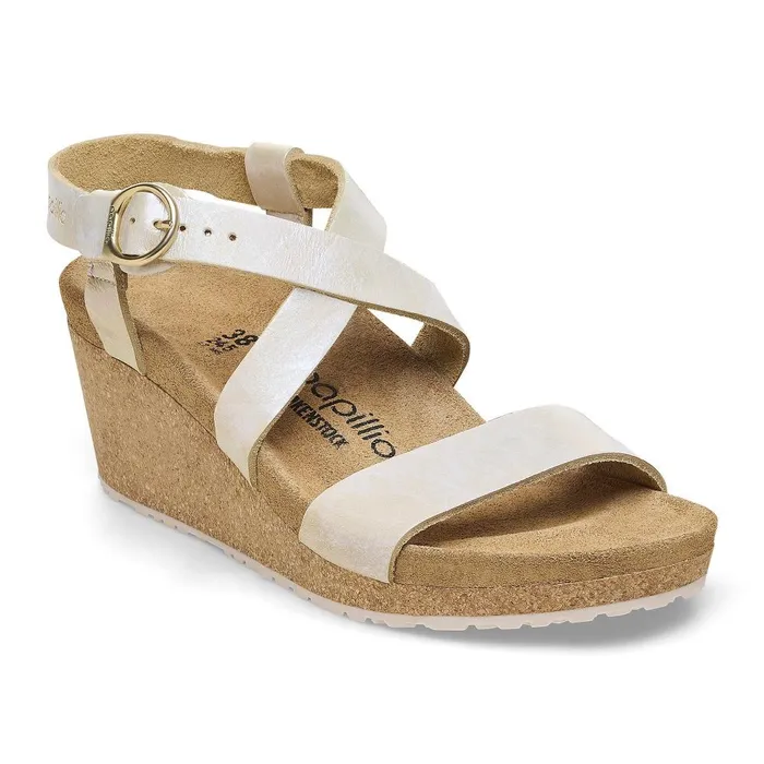 Women Birkenstock MultiStrap Sibyl Metallic Silver