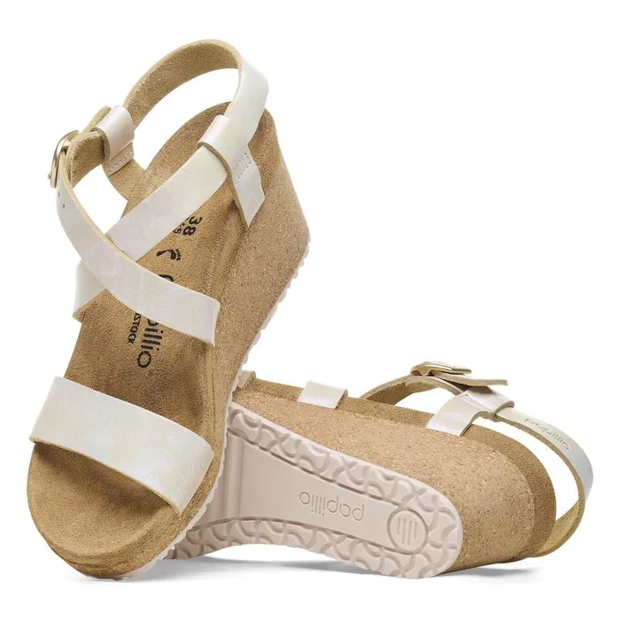 Women Birkenstock MultiStrap Sibyl Metallic Silver