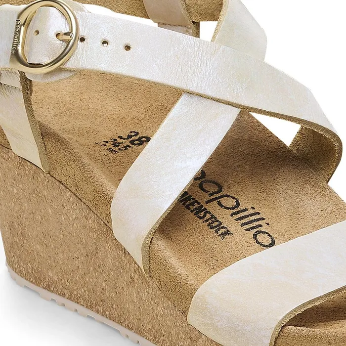 Women Birkenstock MultiStrap Sibyl Metallic Silver
