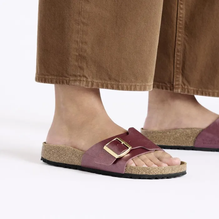 Women Birkenstock OneStrap Catalina Berry Crush
