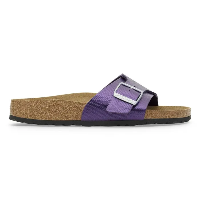 Women Birkenstock OneStrap Catalina Shiny Acai