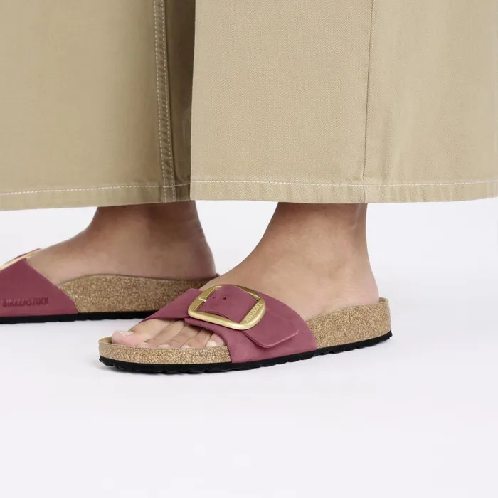 Women Birkenstock OneStrap Madrid Big Buckle Berry Crush