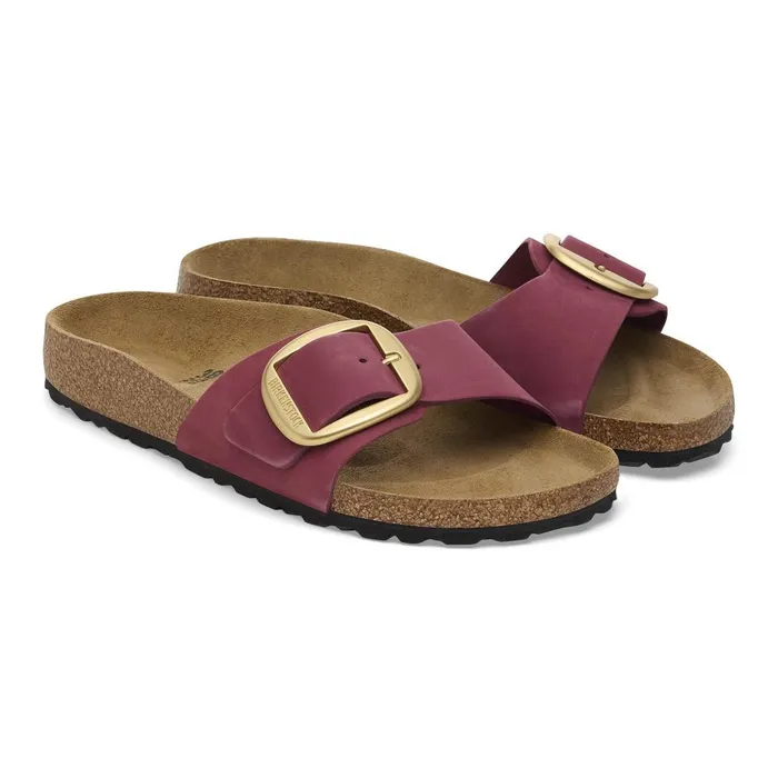 Women Birkenstock OneStrap Madrid Big Buckle Berry Crush