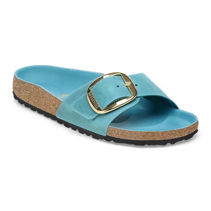 Women Birkenstock OneStrap Madrid Big Buckle Biscay Bay