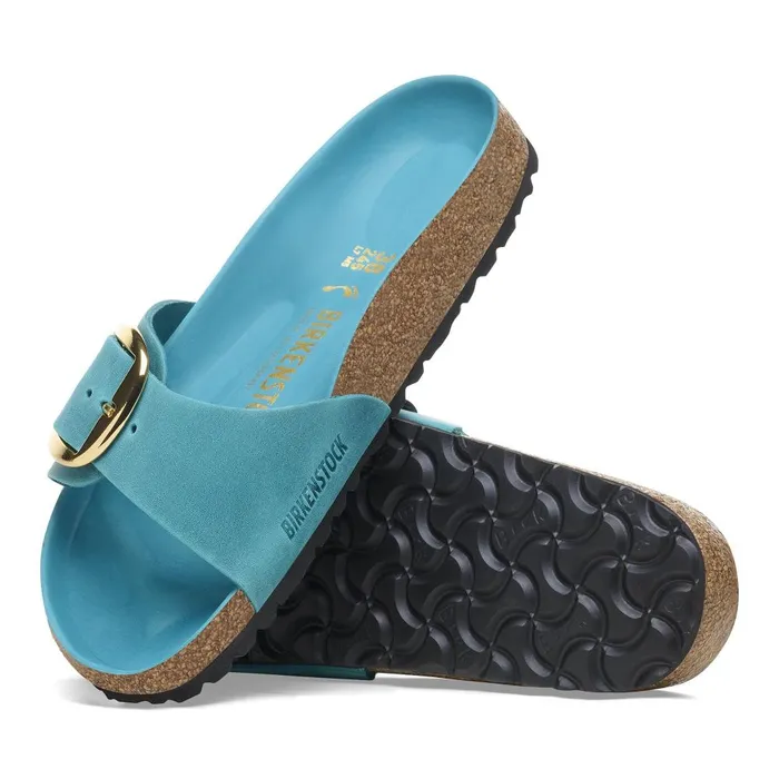 Women Birkenstock OneStrap Madrid Big Buckle Biscay Bay