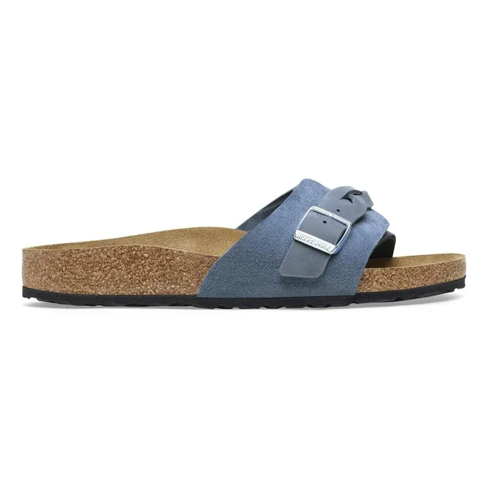 Women Birkenstock OneStrap Oita Braided Elemental Blue