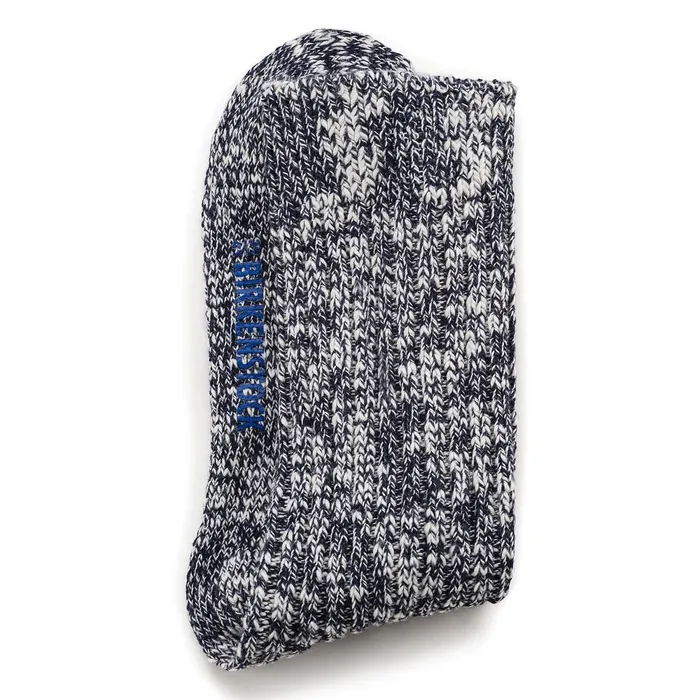 Women Birkenstock Socks Cotton Slub Bluewhite