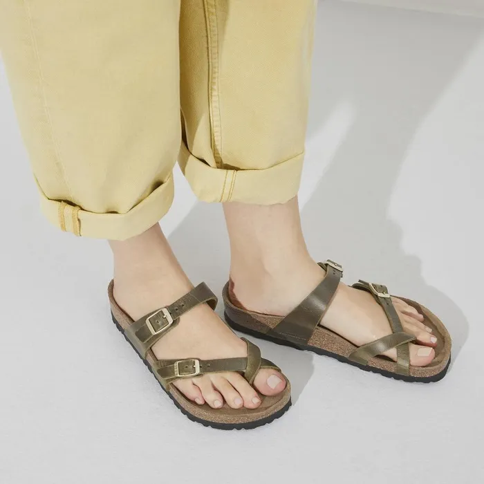 Women Birkenstock Thong Mayari Olive