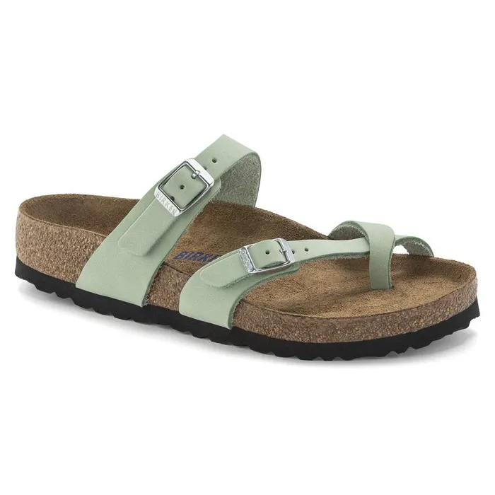Women Birkenstock Thong Mayari Soft Footbed Matcha