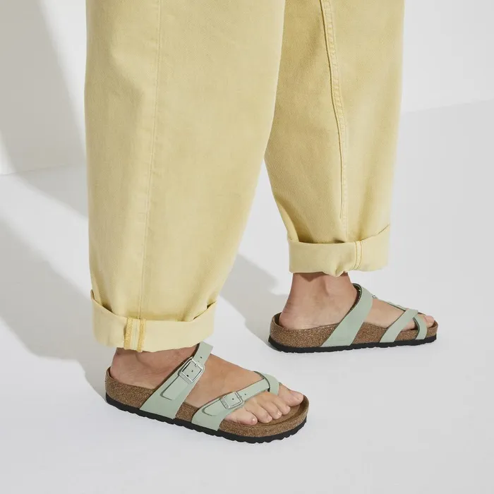 Women Birkenstock Thong Mayari Soft Footbed Matcha
