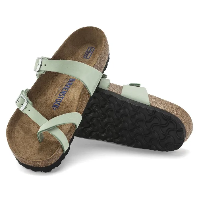 Women Birkenstock Thong Mayari Soft Footbed Matcha