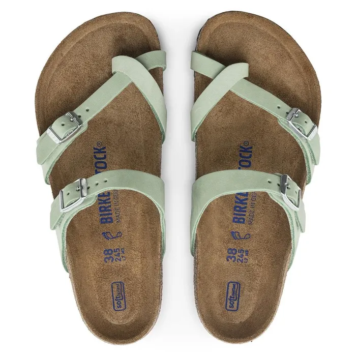 Women Birkenstock Thong Mayari Soft Footbed Matcha