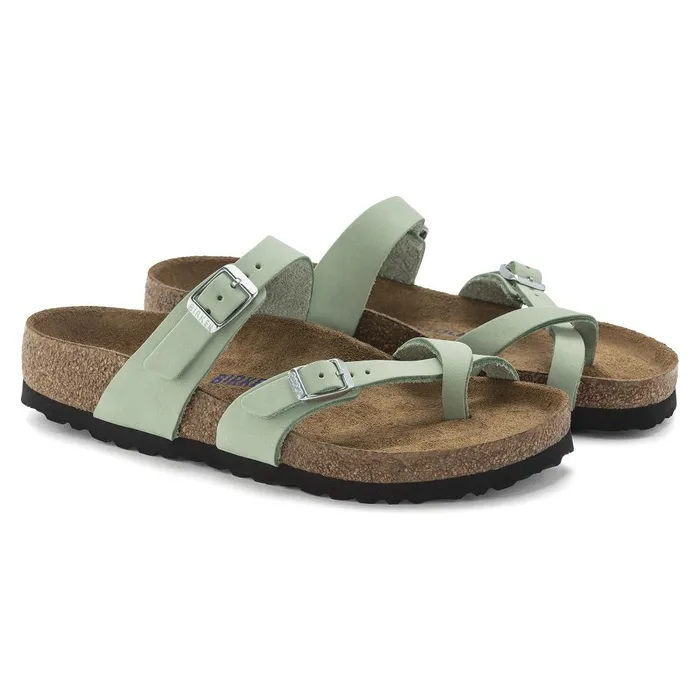 Women Birkenstock Thong Mayari Soft Footbed Matcha