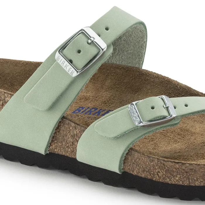 Women Birkenstock Thong Mayari Soft Footbed Matcha