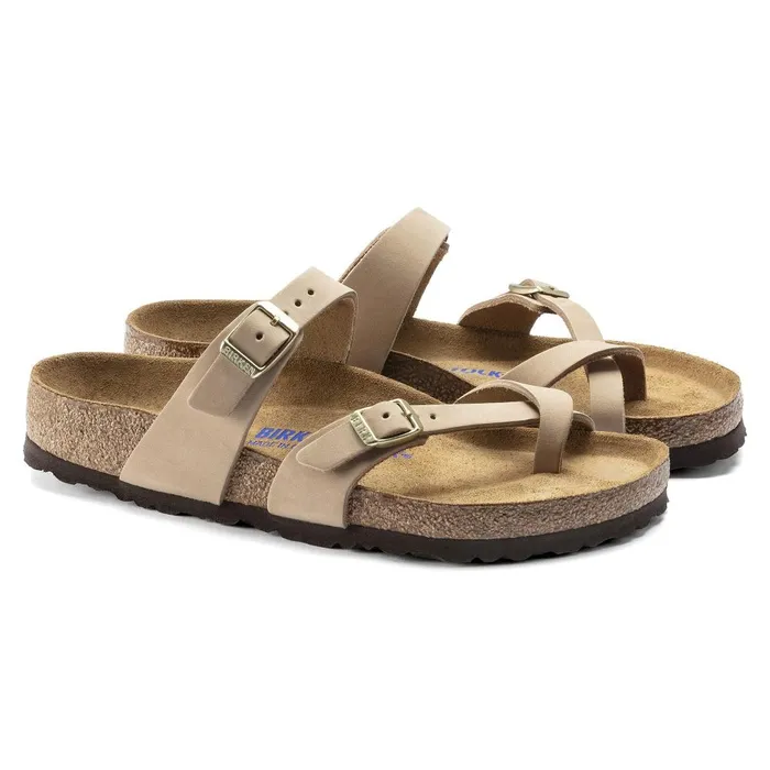 Women Birkenstock Thong Mayari Soft Footbed Sandcastle