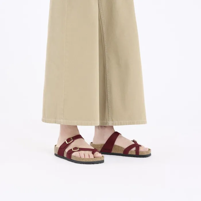 Women Birkenstock Thong Mayari Soft Footbed Zinfandel