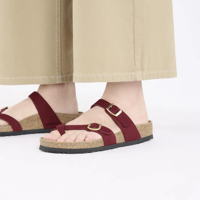 Women Birkenstock Thong Mayari Soft Footbed Zinfandel