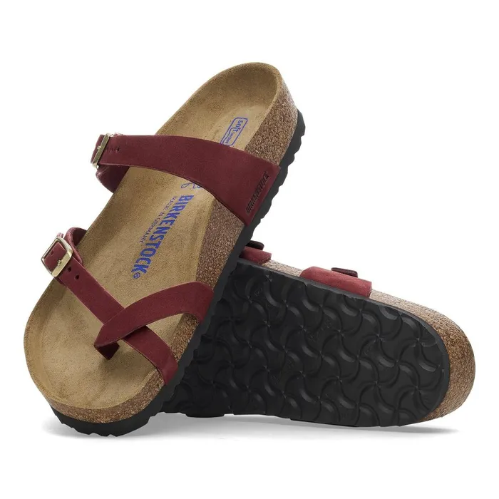 Women Birkenstock Thong Mayari Soft Footbed Zinfandel