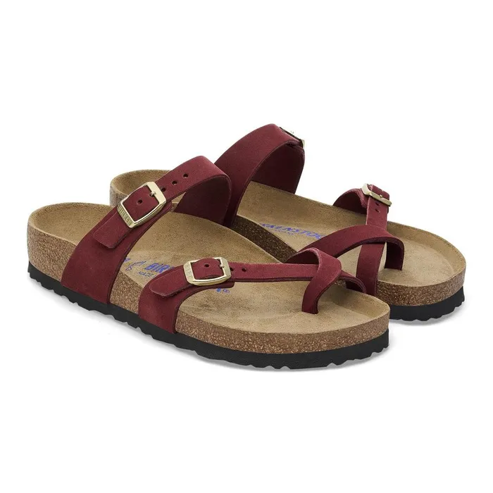Women Birkenstock Thong Mayari Soft Footbed Zinfandel