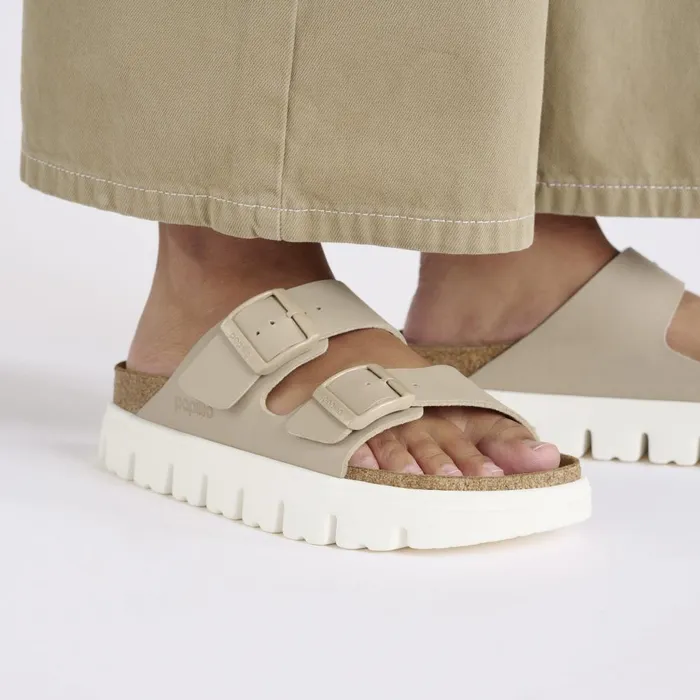 Women Birkenstock TwoStrap Arizona Chunky Sandcastle