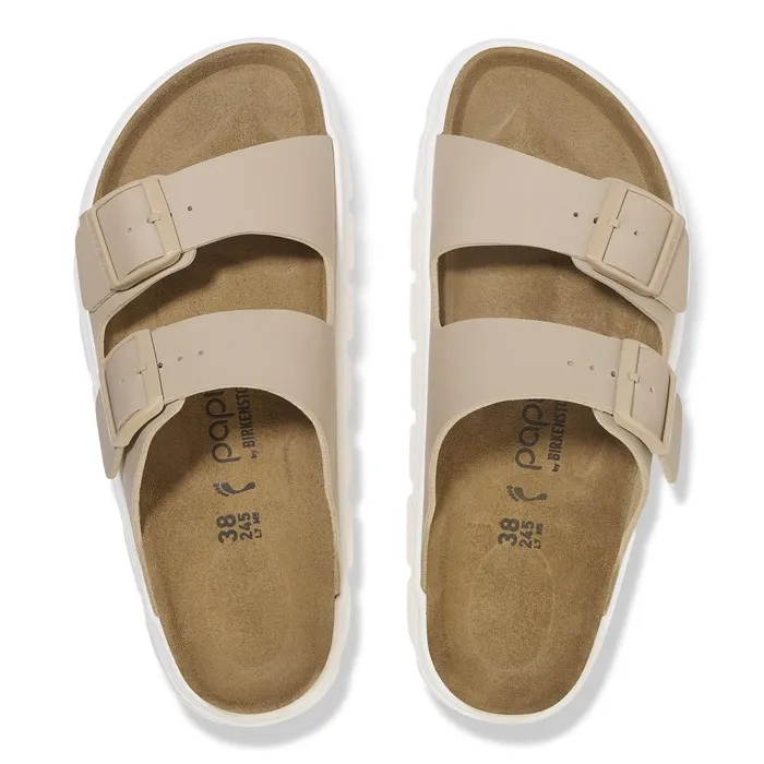 Women Birkenstock TwoStrap Arizona Chunky Sandcastle