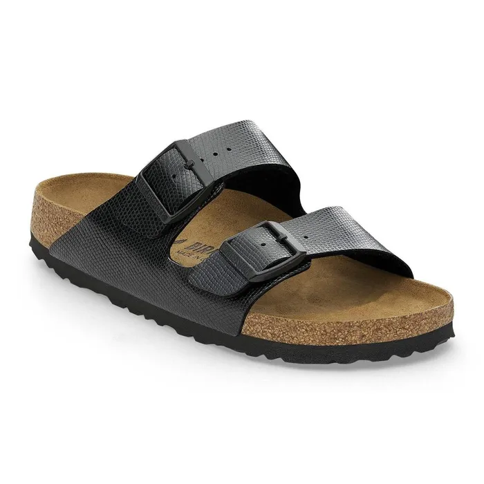 Women Birkenstock TwoStrap Arizona Shiny Black