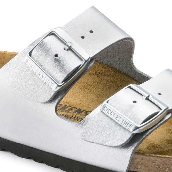 Women Birkenstock TwoStrap Arizona Silver