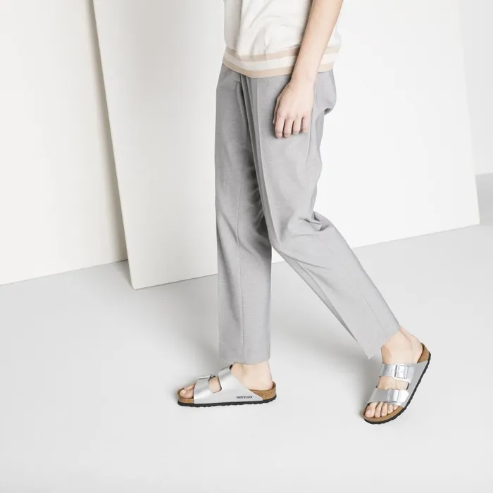 Women Birkenstock TwoStrap Arizona Silver