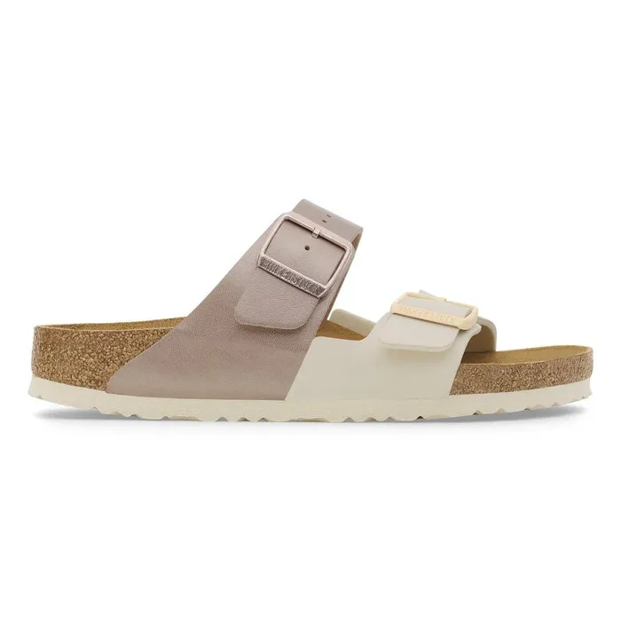 Women Birkenstock TwoStrap Arizona Split Eggshellcopper