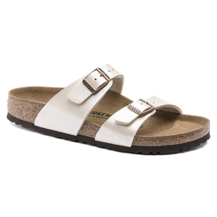 Women Birkenstock TwoStrap Sydney Graceful Pearl White