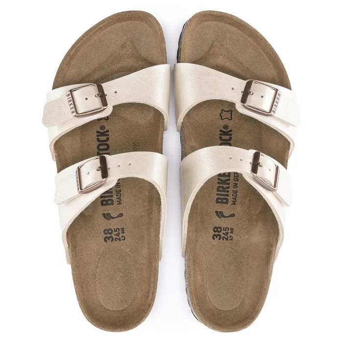 Women Birkenstock TwoStrap Sydney Graceful Pearl White
