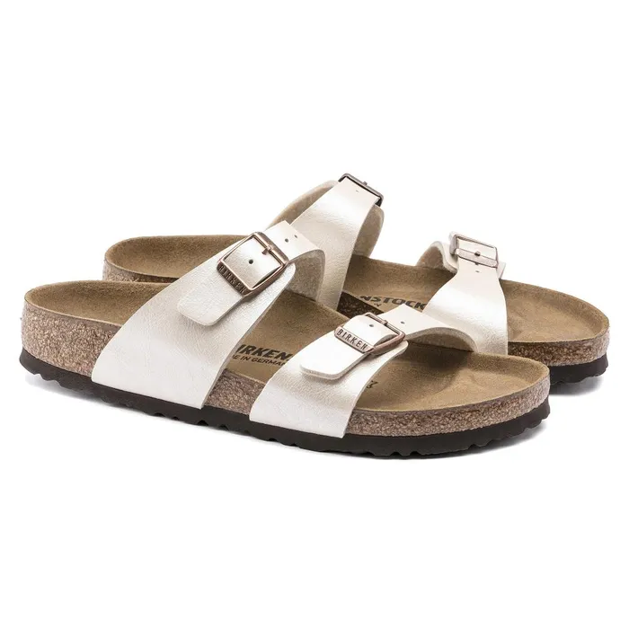 Women Birkenstock TwoStrap Sydney Graceful Pearl White