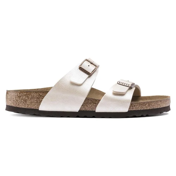 Women Birkenstock TwoStrap Sydney Graceful Pearl White