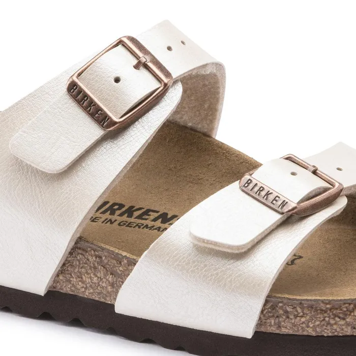 Women Birkenstock TwoStrap Sydney Graceful Pearl White