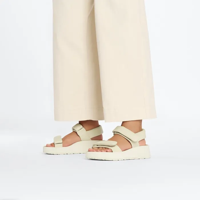 Women Birkenstock TwoStrap Theda Ecru