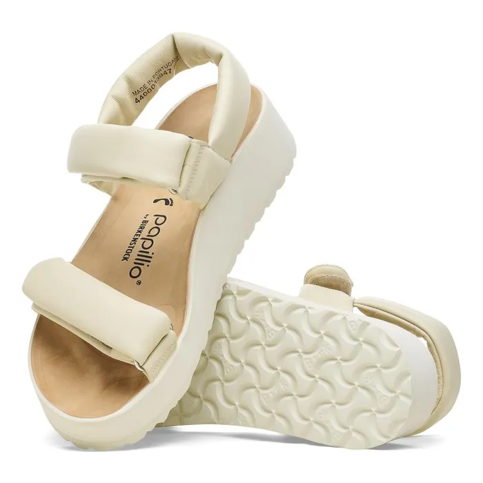 Women Birkenstock TwoStrap Theda Ecru