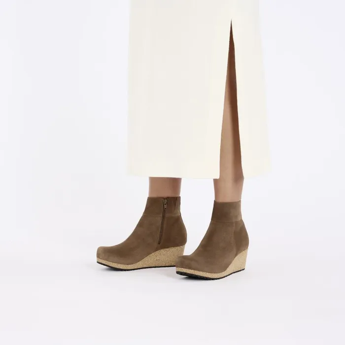 Women Birkenstock Wedges Ebba Dark Tea