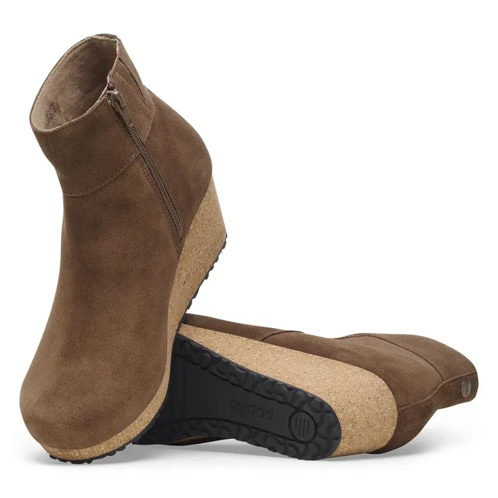 Women Birkenstock Wedges Ebba Dark Tea