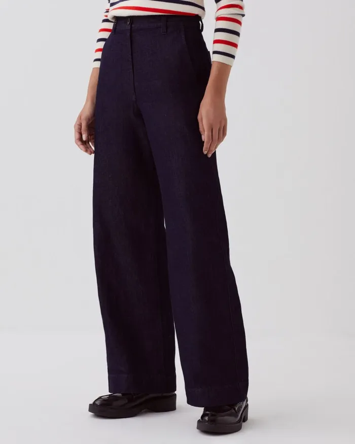 Women Blandine 8211 Straight Trousers Rinse Comptoir Des Cotonniers Matching Sets Women Blandine 8211 Straight Trousers Rinse Comptoir Des Cotonniers Matching Sets