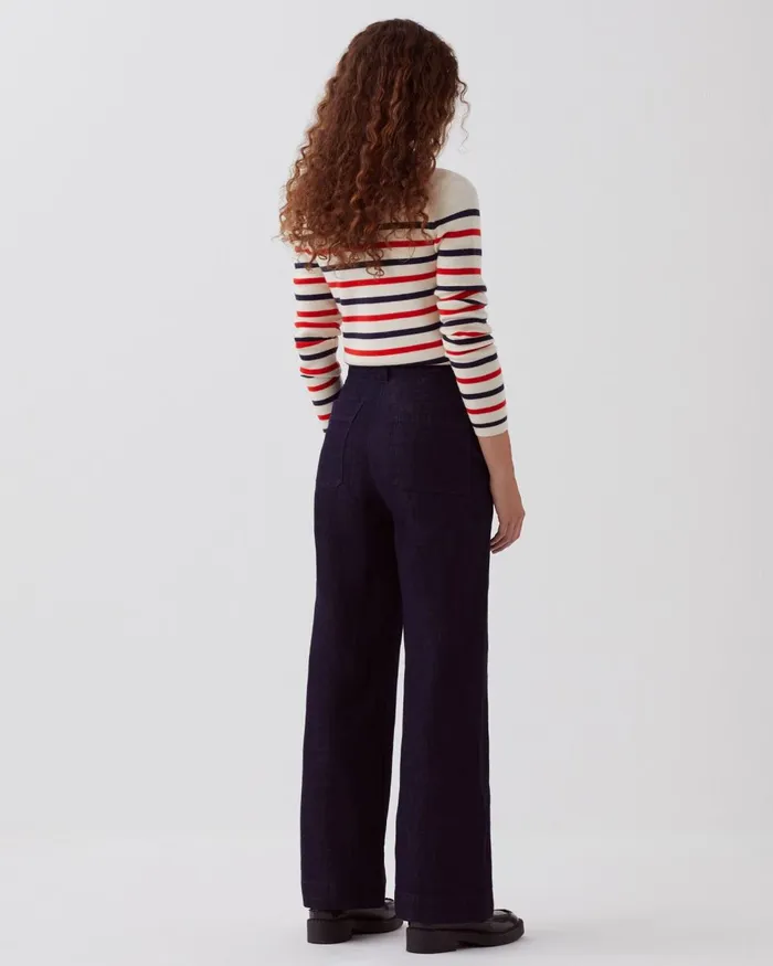 Women Blandine 8211 Straight Trousers Rinse Comptoir Des Cotonniers Matching Sets Women Blandine 8211 Straight Trousers Rinse Comptoir Des Cotonniers Matching Sets