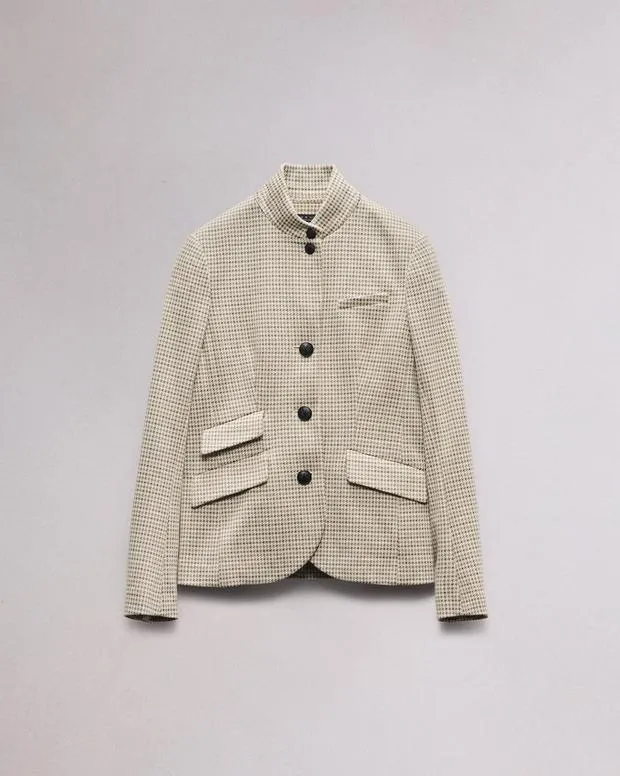 Women Blazers and Vests Rag and Bone Slade Plaid Blazer Grey Multi