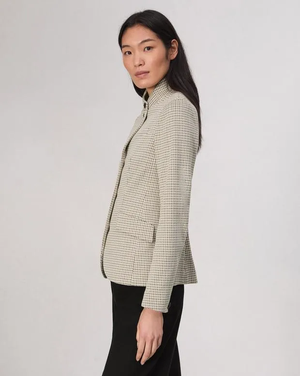 Women Blazers and Vests Rag and Bone Slade Plaid Blazer Grey Multi