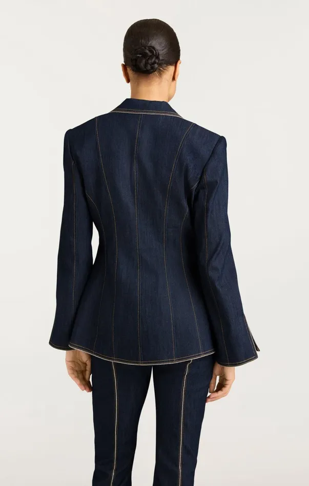Women Blazers Cinq Sept Danicka Blazer Indigo