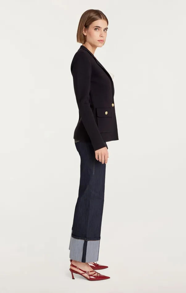Women Blazers Cinq Sept Laynee Blazer Navy