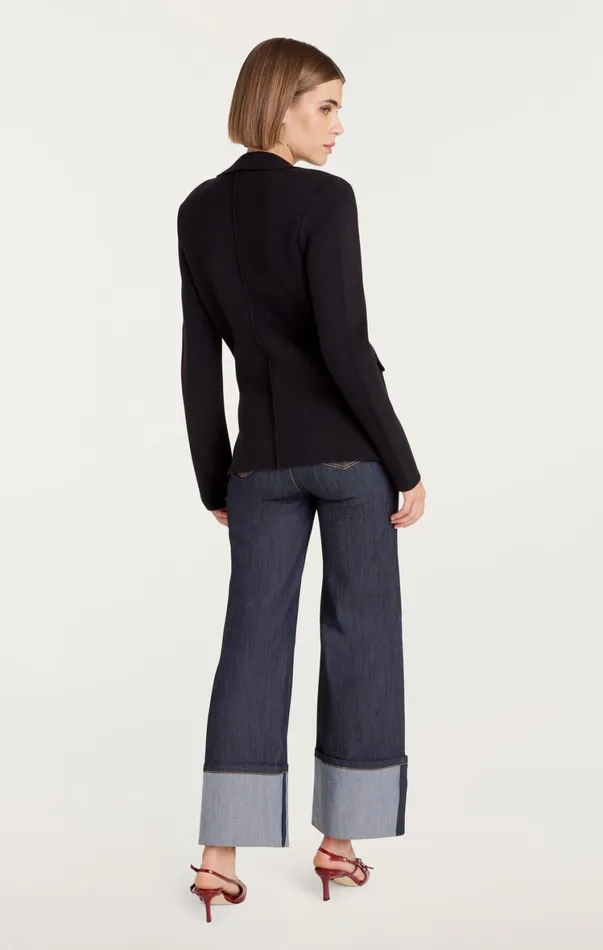 Women Blazers Cinq Sept Laynee Blazer Navy