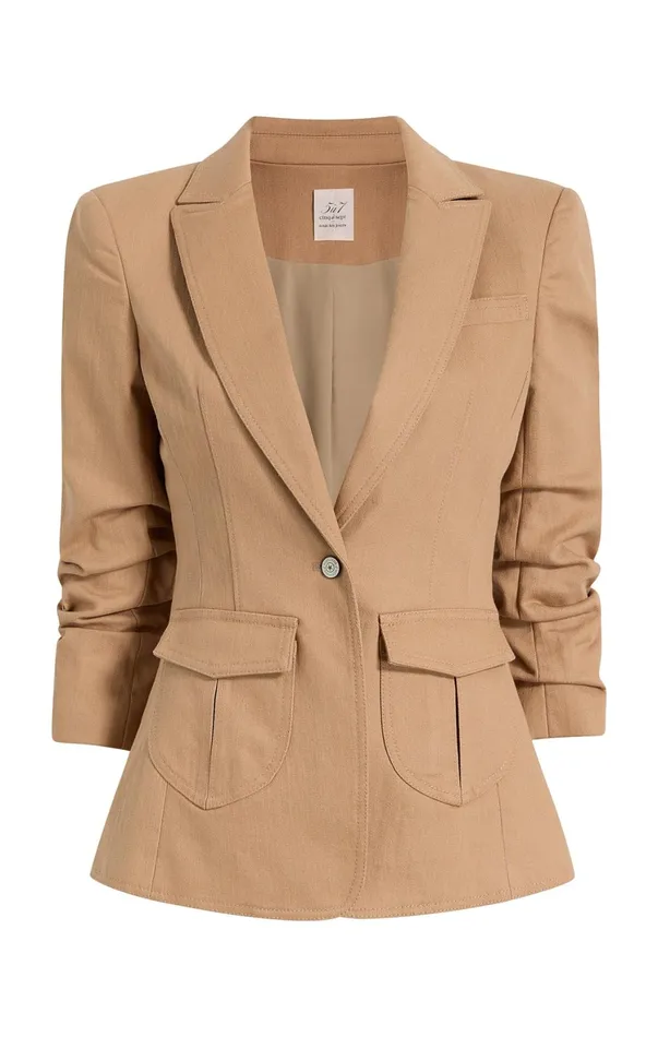 Women Blazers Cinq Sept Louisa Jacket Sahara