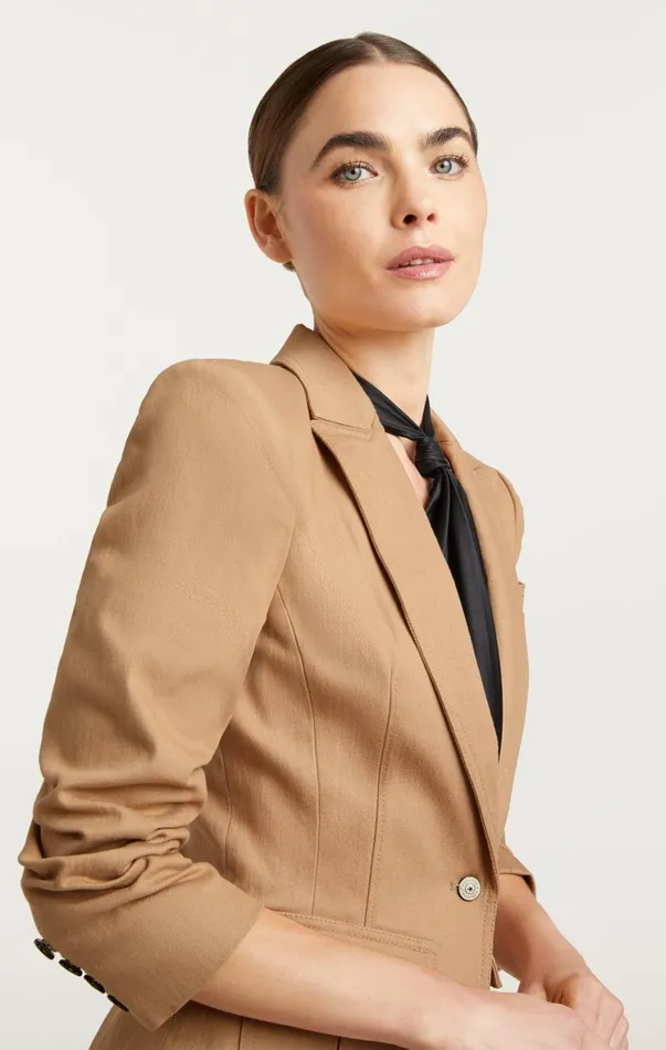 Women Blazers Cinq Sept Louisa Jacket Sahara